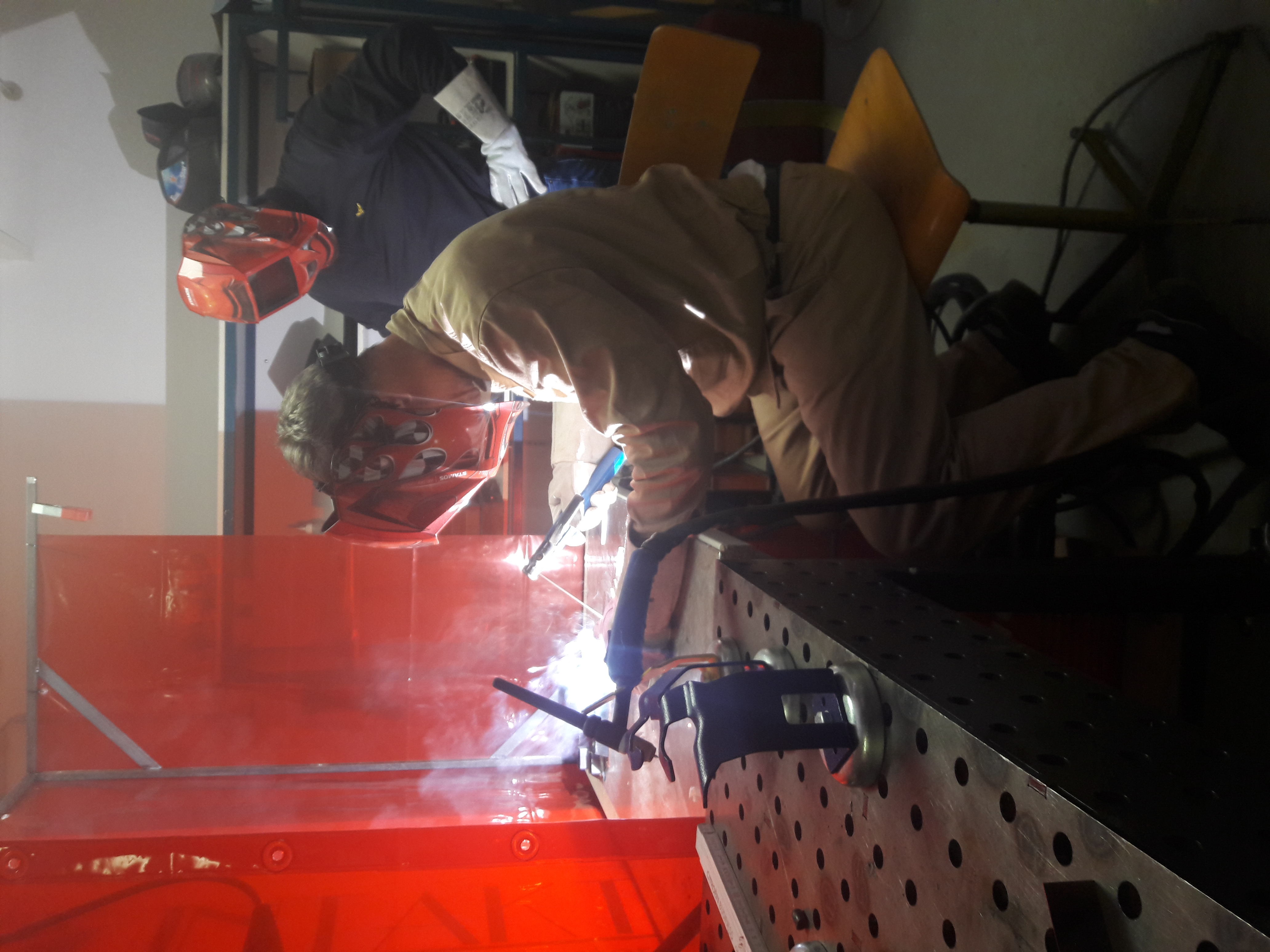 Erwachsenen Schweißkurs