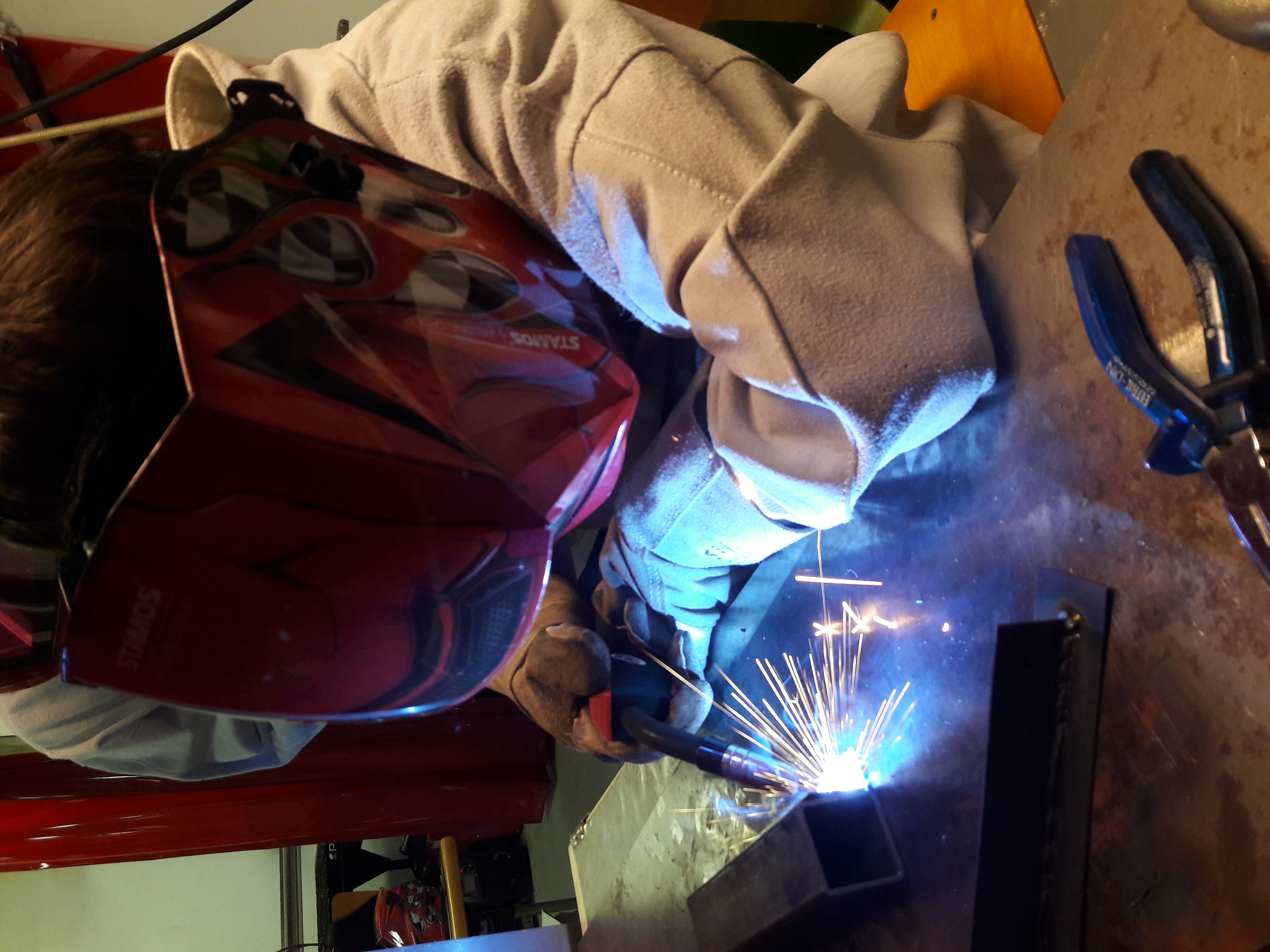 Erwachsenen Schweißkurs