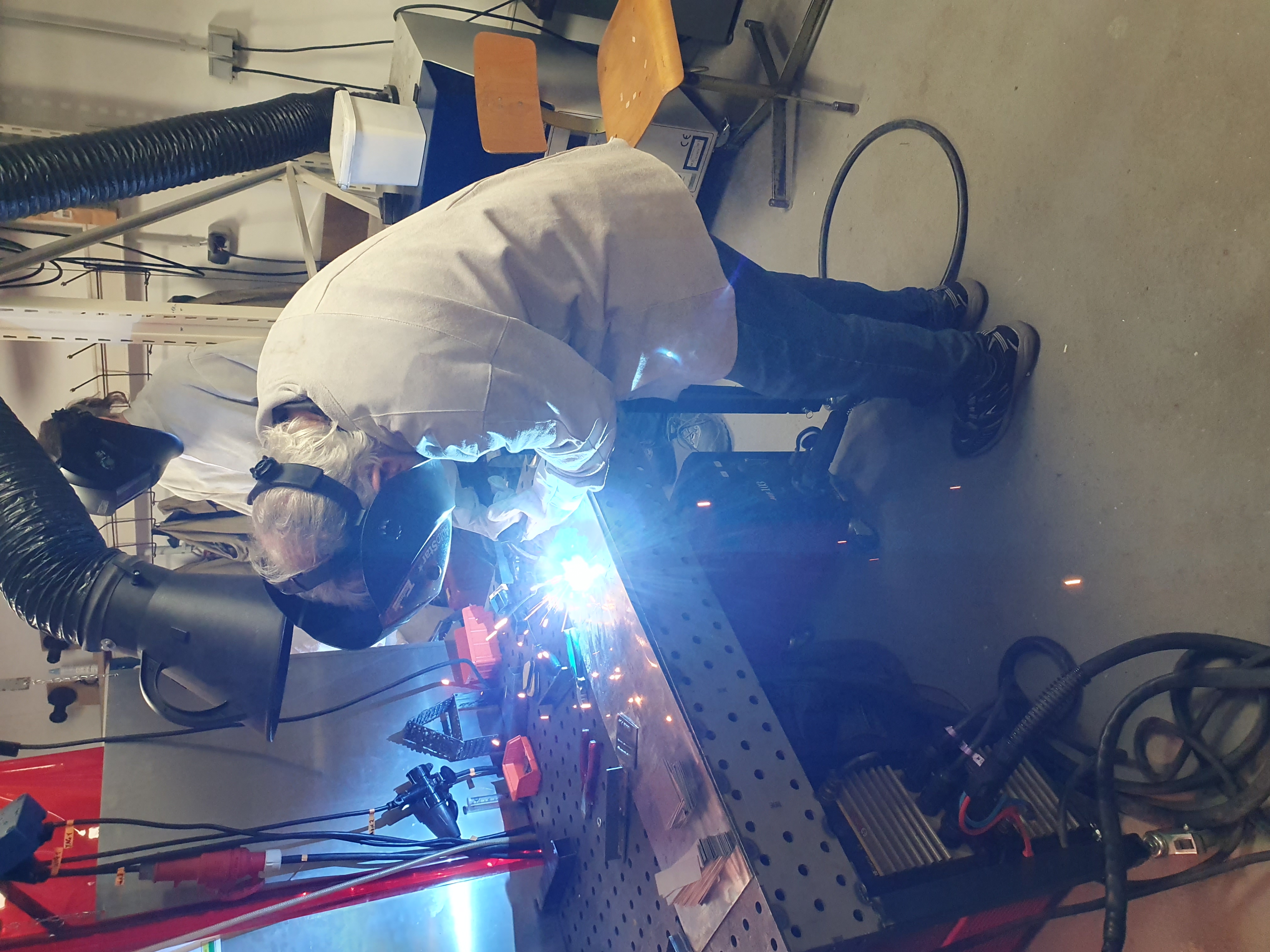 Erwachsenen Schweißkurs