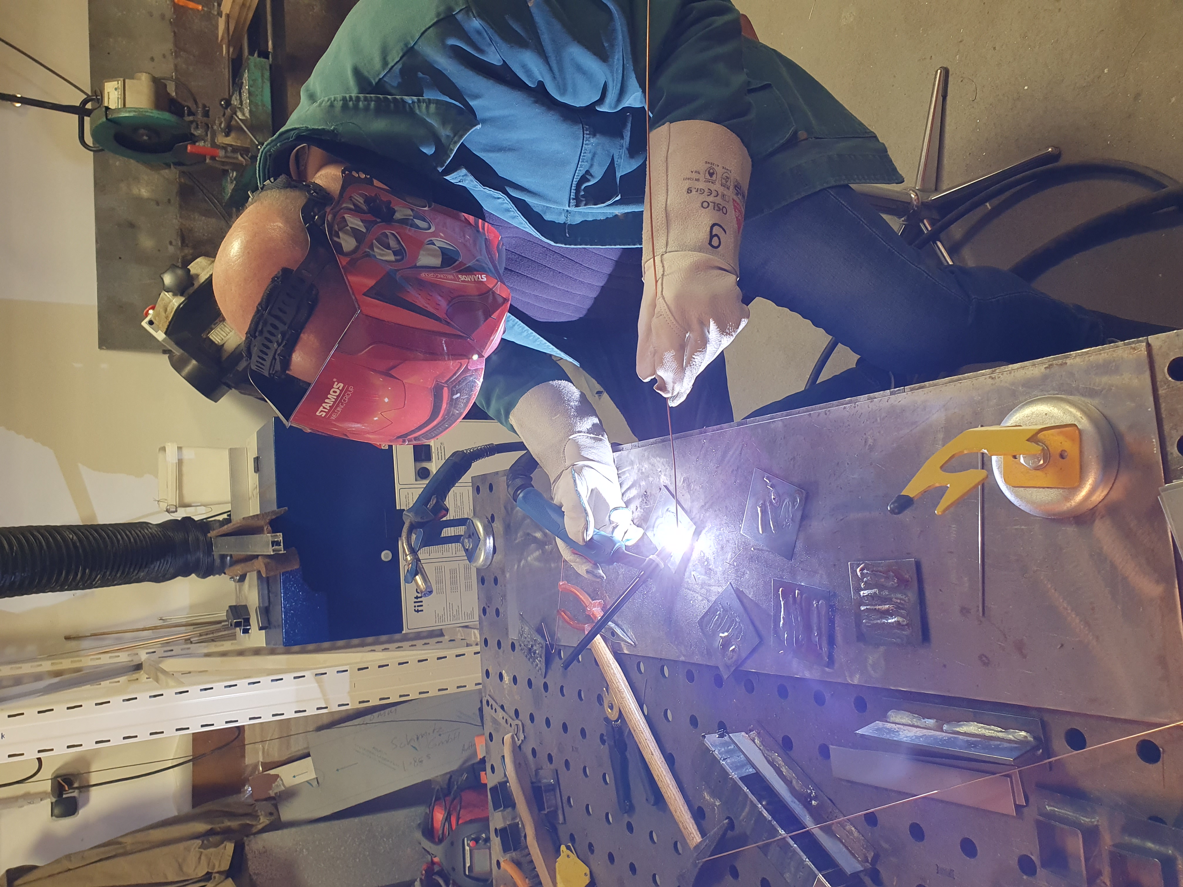 Erwachsenen Schweißkurs